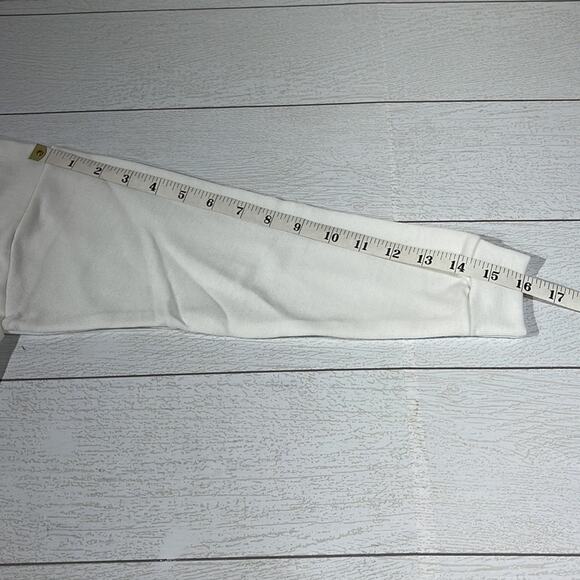 Hanes EcoSmart Kids White Sweatshirt Size 6-8 - Picture 8 of 12